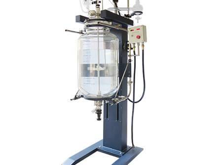 防爆型 升降翻转 双层玻璃反应釜