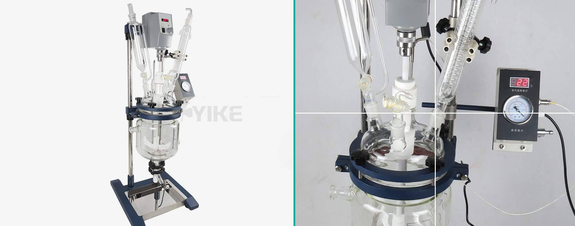 台式双层玻璃反应釜图片