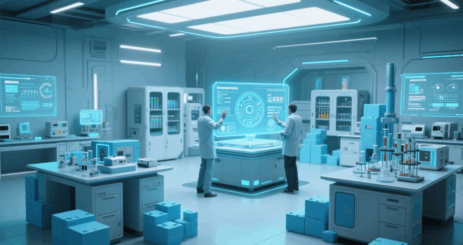 可自由拼接的设备单元与自动化控制系统的未来模块化实验室