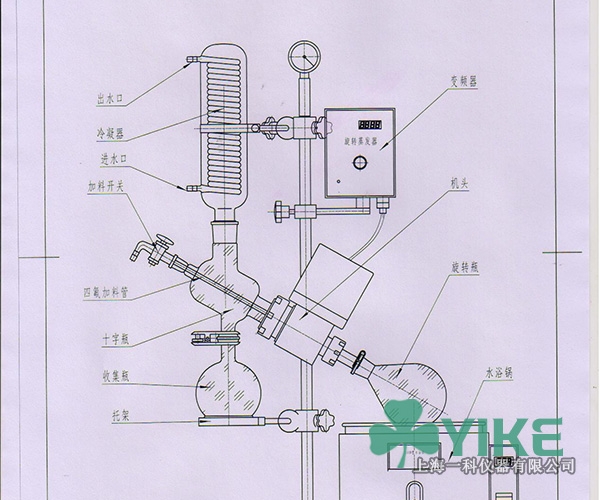旋转蒸发器简图