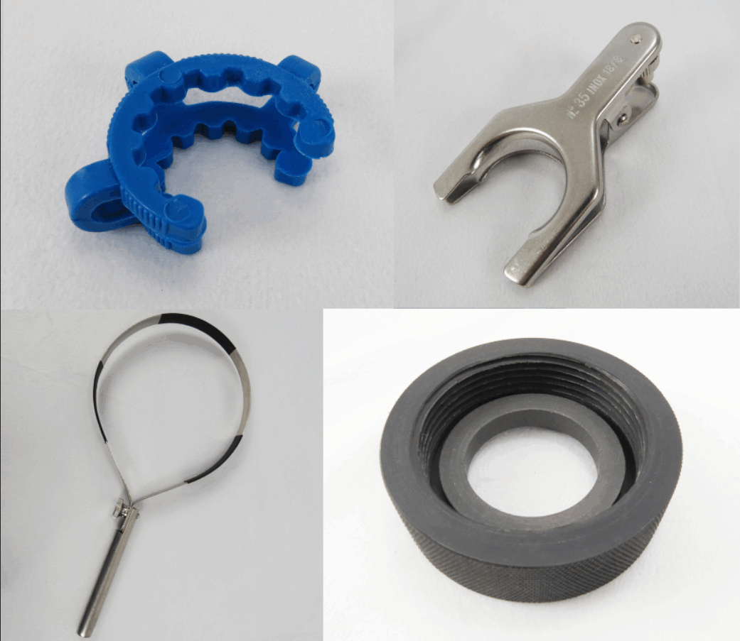 收集瓶夹子旋转瓶夹子冷凝器固定夹子50#固定螺母