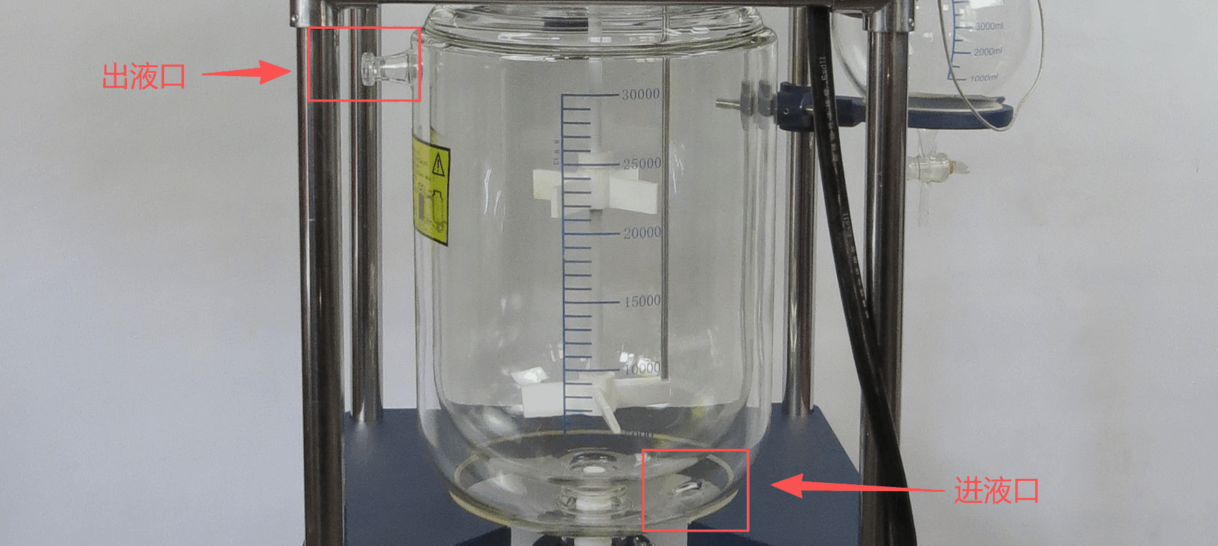 双层玻璃反应釜夹套怎么清洗?