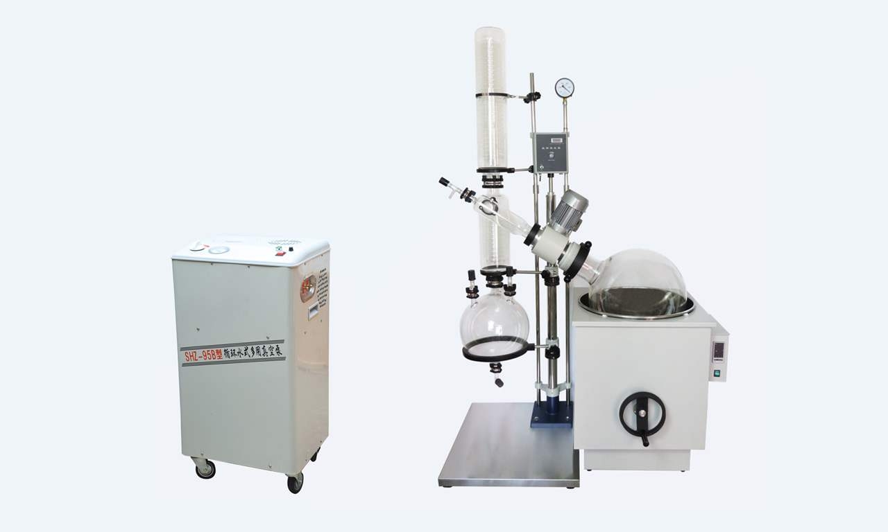 大型旋转蒸发仪配套真空泵图片 50L旋转蒸发仪配套95B真空泵图片