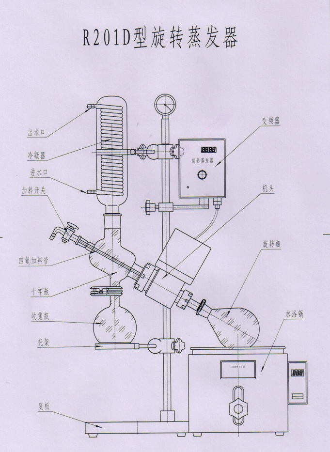 旋转蒸发仪结构图